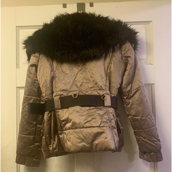 Zara Down Quilted Women’s Belted Jacket M - Picture 4 of 11